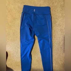 Free People Blue Leggings
